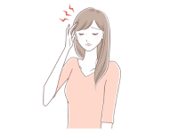頭が痛い女性